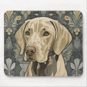 Weimaraner AI Art Muismat (Voorkant)
