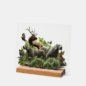 Weimaraner Art Acryl Bord (Hoek)