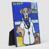 WEIMARANER ARTS FOTOPLAAT (Zijkant)