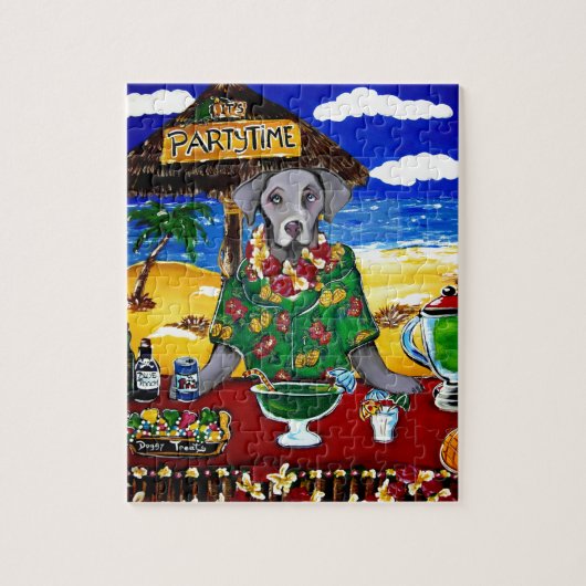 Weimaraner Barman Legpuzzel (Verticaal)