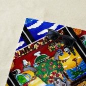 Weimaraner Barman Strandlaken (In situ)