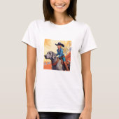 Weimaraner Barrel Racing T-shirt (Voorkant)
