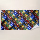 Weimaraner Bartender Strandlaken (Voorkant)