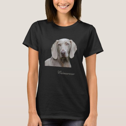 Weimaraner   Beautiful Weimaraner Hunting Dog T-shirt (Voorkant)