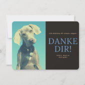 Weimaraner Bedankkaart (Voorkant)