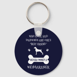 Weimaraner beste vriend sleutelhanger