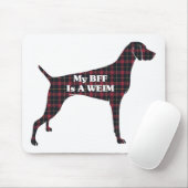 Weimaraner BFF Muismat (Met muis)