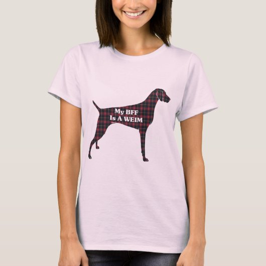 Weimaraner BFF T-shirt (Voorkant)