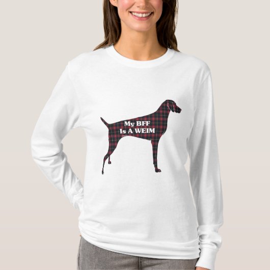 Weimaraner BFF T-shirt (Voorkant)