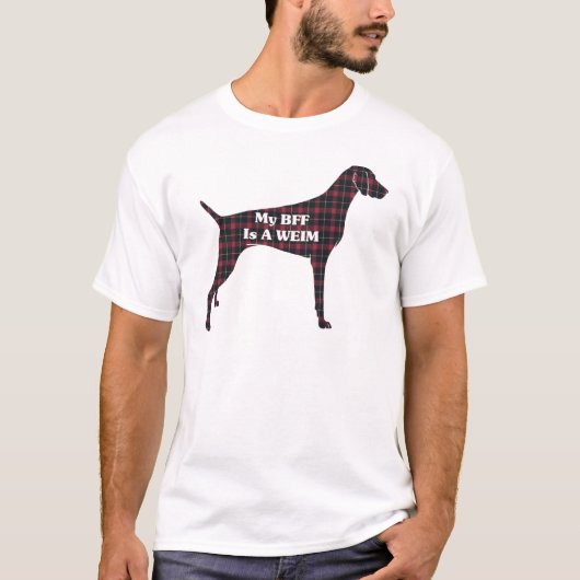 Weimaraner BFF T-shirt (Voorkant)