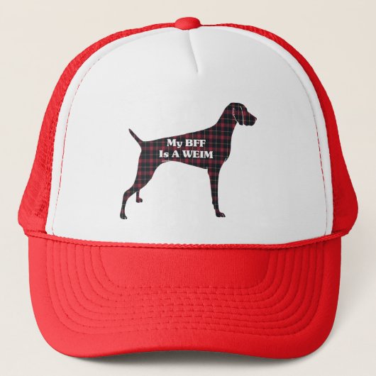 Weimaraner BFF Trucker Pet (Voorkant)