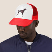 Weimaraner BFF Trucker Pet (In situ)