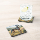 Weimaraner Bier Onderzetter (Rechterzijde)