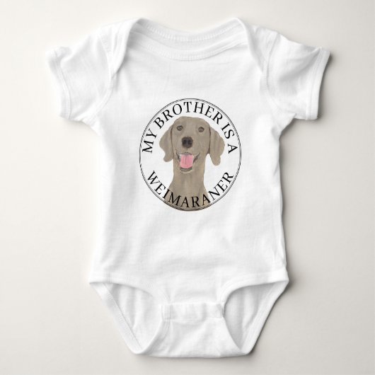 Weimaraner Brother Romper (Voorkant)