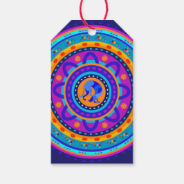 Weimaraner & Bunnies Cadeaulabel