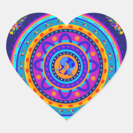 Weimaraner & Bunnies Hart Sticker