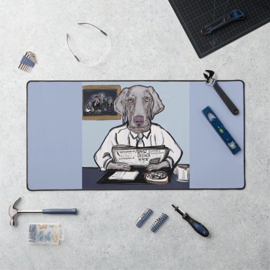 Weimaraner Bureaumat (Werkstation)