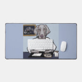 Weimaraner Bureaumat (Keyboard & Muis)