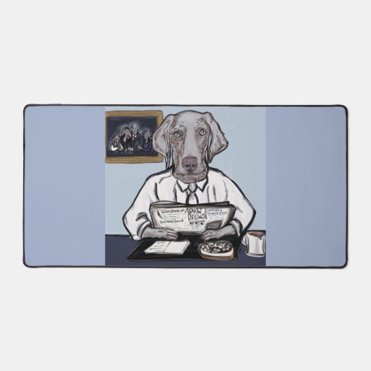 Weimaraner Bureaumat (Voorkant)