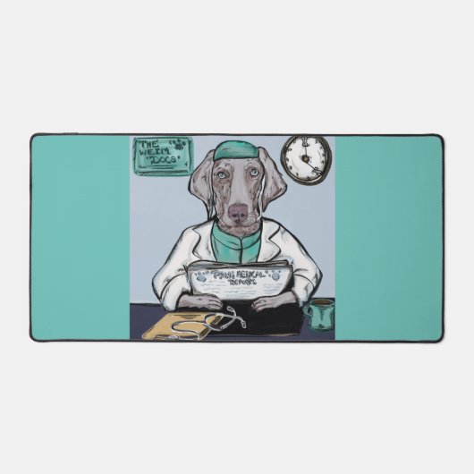 Weimaraner Bureaumat (Voorkant)