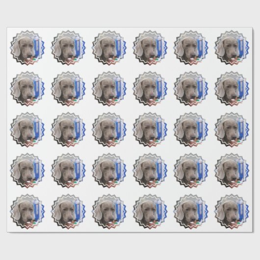 Weimaraner Cadeaupapier (Vlak)