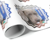 Weimaraner Cadeaupapier (Rol Hoek)