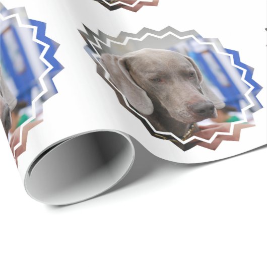 Weimaraner Cadeaupapier (Rol Hoek)