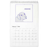 Weimaraner Calendar van Candra Kalender (Feb 2026)