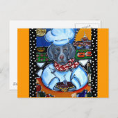 Weimaraner Chef Briefkaart (Voorkant / Achterkant)