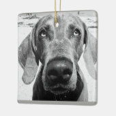 ***WEIMARANER** CHRISMAS ORNAMENT (Links)