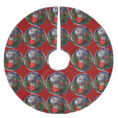 Weimaraner Christmas Kerstboom Rok (Voorkant)