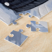 Weimaraner Christmas Red Truck Holiday Legpuzzel (Zijkant)