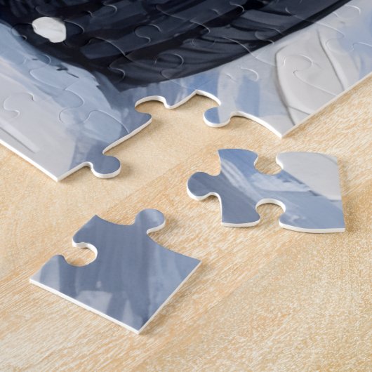 Weimaraner Christmas Red Truck Holiday Legpuzzel (Zijkant)