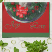 Weimaraner Christmas Theedoek (Gevouwen)