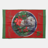 Weimaraner Christmas Theedoek (Horizontaal)