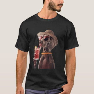 Weimaraner Cocktail T-shirt