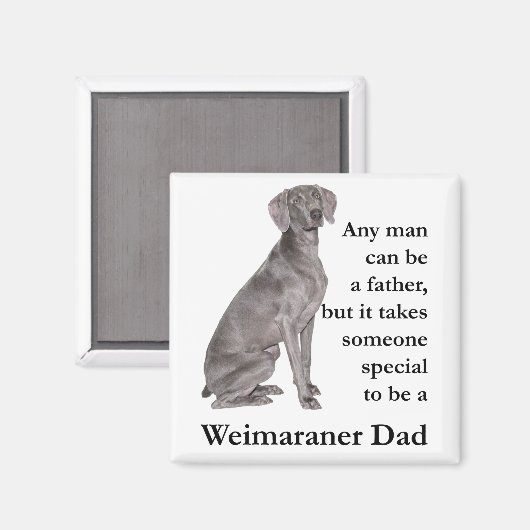Weimaraner Dad Magnet (Voorkant / Achterkant)
