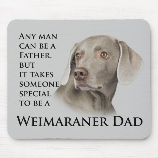 Weimaraner Dad Magnet Muismat (Voorkant)