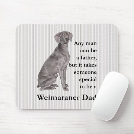 Weimaraner Dad Mousepad Muismat (Met muis)