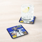 WEIMARANER DOCTOR DRANKJES ONDERZETTER (Rechterzijde)