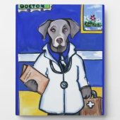 WEIMARANER DOCTOR FOTOPLAAT (Voorkant)