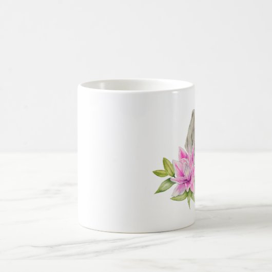 Weimaraner Dog Art Koffiemok (Center)