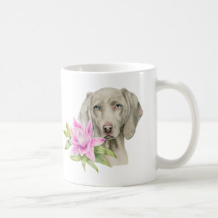 Weimaraner Dog Art Koffiemok
