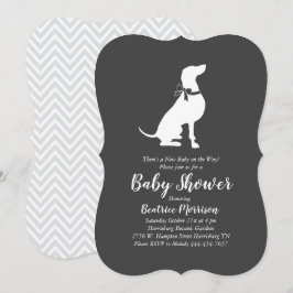 Weimaraner Dog Baby shower Geslacht Neutraal Kaart
