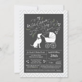 Weimaraner Dog Baby shower Geslacht Neutraal Kaart (Voorkant)