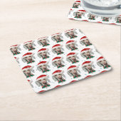 Weimaraner Dog Breed Christmas Stars Kartonnen Onderzetters (Schuin)