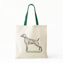 Weimaraner Dog Canvas tas