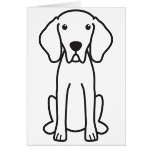 Weimaraner Dog Cartoon