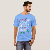 Weimaraner Dog Christmas Hondenras meisje T-shirt (Voorkant volledig)
