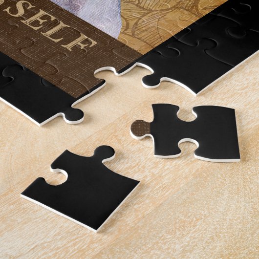 Weimaraner Dog Coffee Company Canvas Legpuzzel (Zijkant)